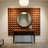 Holz Wandverkleidung Cumaru Deep Mosaik-Look 3D | 30×30 cm