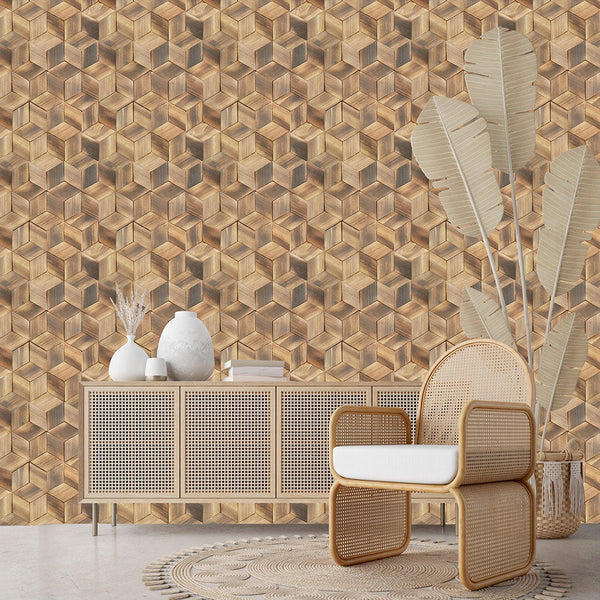 Holz Mosaikpaneele | Fresh Pine | 30×35 cm | Holzfliese