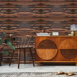 Holz Mosaikpaneele | Shipwood Compact | 30×30 cm | Holzfliese