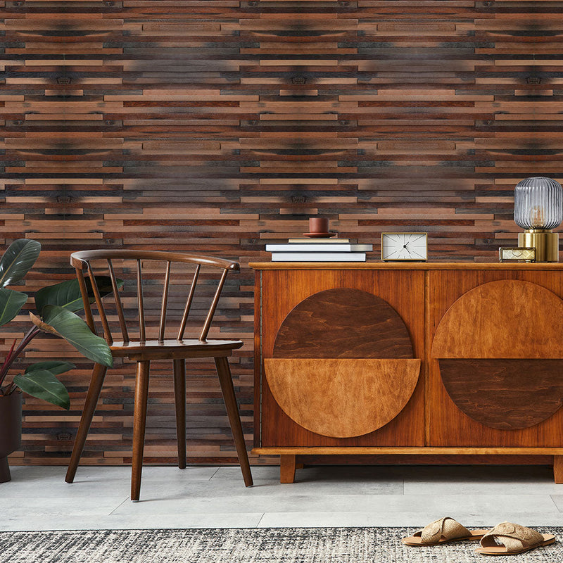 Holz Mosaikpaneele | Shipwood Compact | 30×30 cm | Holzfliese