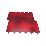 Selbstklebende Mosaikpaneele | Bogen Rot | 28,8×29,8 cm | Metall