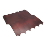 Selbstklebende Mosaikfliesen Metall | Bogen Bordeaux | 28,8×29,8 cm | Küche, Bad & WC