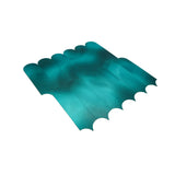 Selbstklebende Mosaikpaneele | Bogen Türkis | 28,8×29,8 cm | Metall
