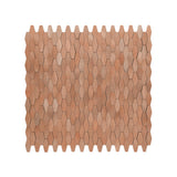 Selbstklebende Mosaikpaneele | Picket 3D Lachs | 31×30 cm | Metall