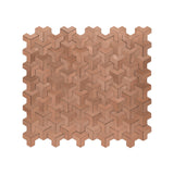Selbstklebende Mosaikpaneele | Trifold 3D Kupfer | 30,3×28 cm | Metall