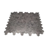 Selbstklebende Mosaikfliesen Metall | Trifold 3D Anthrazit | 30,3×28 cm | Küche, Bad & WC