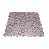 Selbstklebende Mosaikpaneele | Pentagon 3D Rosa | 28,2×28,2 cm | Metall