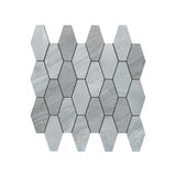 Selbstklebende Mosaikpaneele | Picket Silber | 30×30 cm | Metall