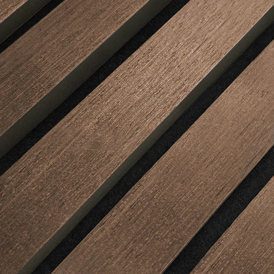 Akustikpaneel Eiche Geräuchert | 240 cm x 60 cm | Einseitig Echtholzfurnier