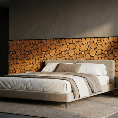Holz Wandverkleidung Lychee Mosaik-Look 3D | 30×30 cm