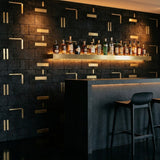 Holz Wandverkleidung Pine XL Mosaik-Look 3D | 30×60 cm