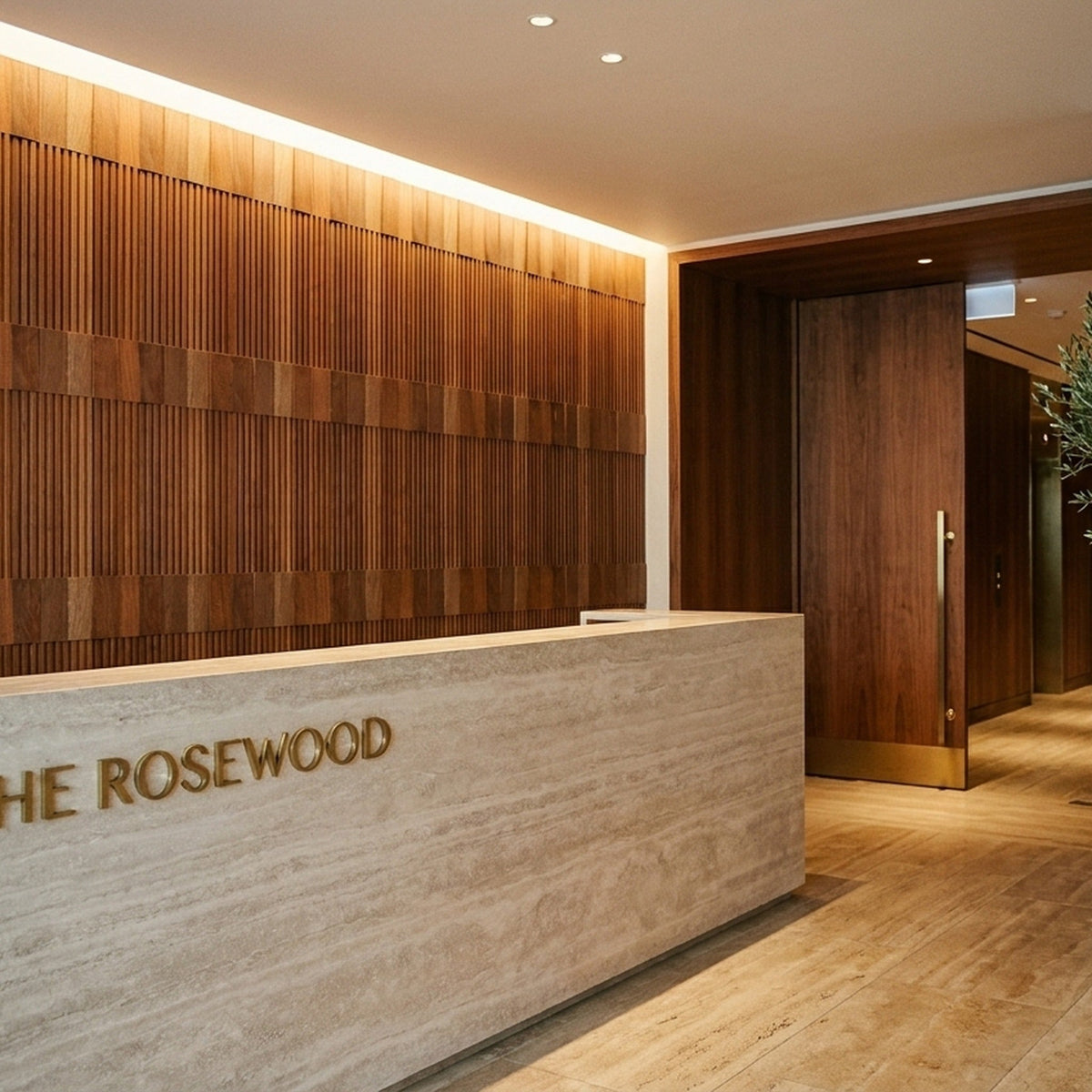 Holz Wandverkleidung Rosewood XL Mosaik-Look 3D | 30×60 cm