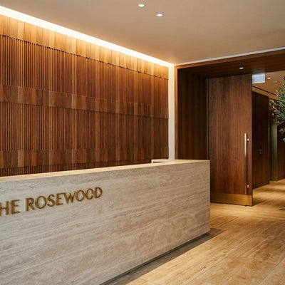 Holz Wandverkleidung Rosewood XL Mosaik-Look 3D | 30×60 cm