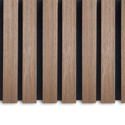 Akustikpaneele Mokka | 240 cm x 60 cm | Dreiseitig Echtholzfurnier