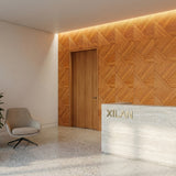 Holz Wandverkleidung Xilan XL Mosaik-Look 3D | 40×40 cm