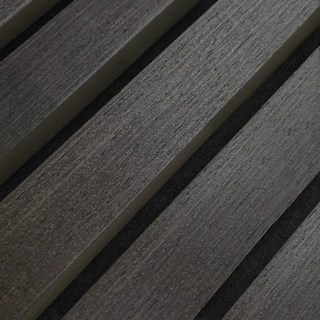 Akustikpaneel Schwarze Eiche | 240 cm x 60 cm | Einseitig Echtholzfurnier