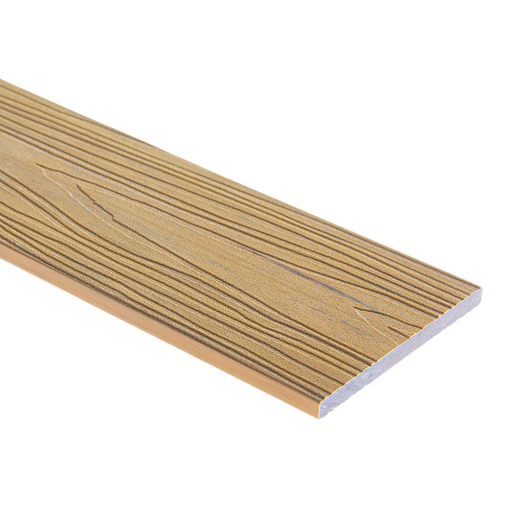 Fassadenbrett Birke 290CM | Abschlussbrett | Garten | 3D Holzmaserung