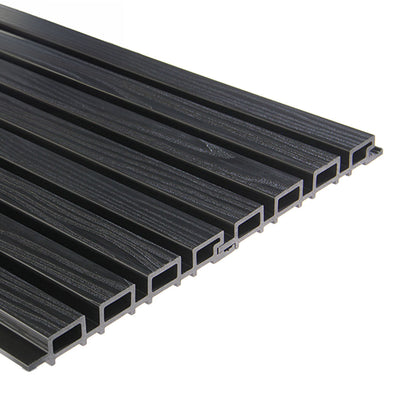 Fassadenverkleidung Schwarz 290CM | Garten | 3D Holzmaserung