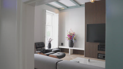 Akustikpaneele Eiche Geräuchert | 240 cm x 60 cm | Dreiseitig Echtholzfurnier