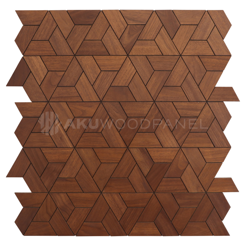 Dekopaneel Aster - Brown - 60cmx60cm